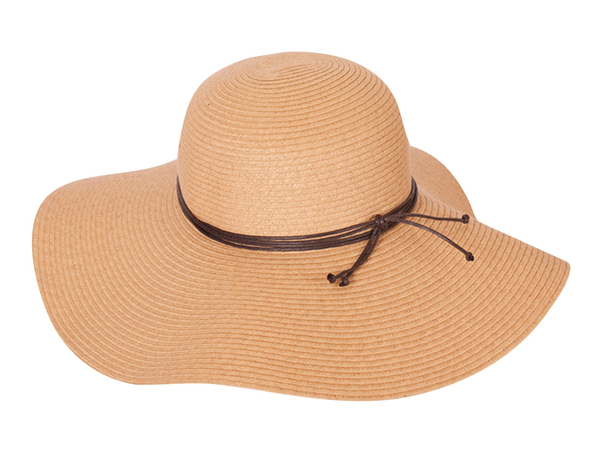 Sombrero floppy de verano Bigalli en color beige con trenza, estilo ligero y casual para días soleados.